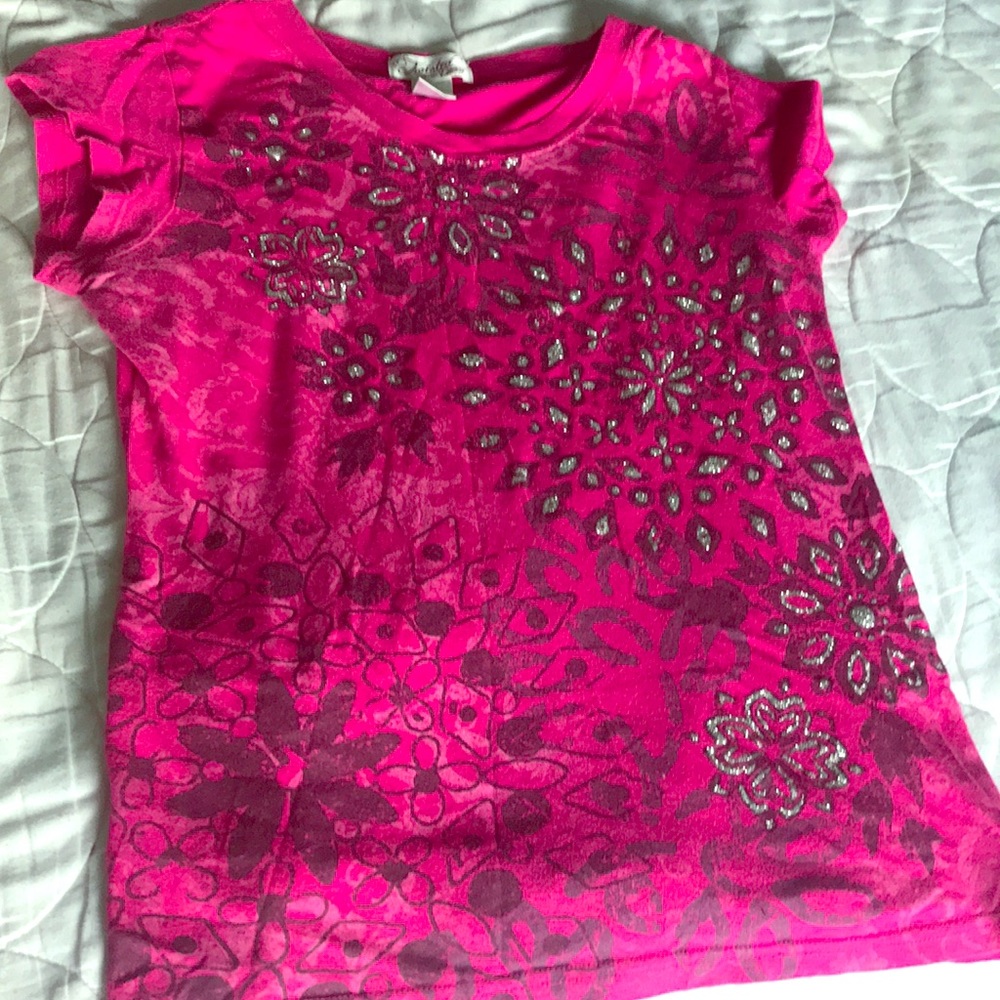 Glitter pink shirt